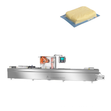 DLZ  high capacity cheese sausage packing automatic continuous thermoforming vacuum packing machine